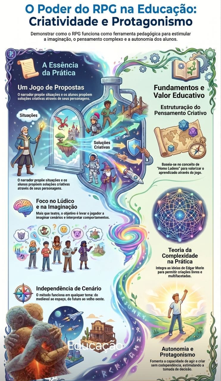 O poder do RPG na educação: criatividade e protagonismo